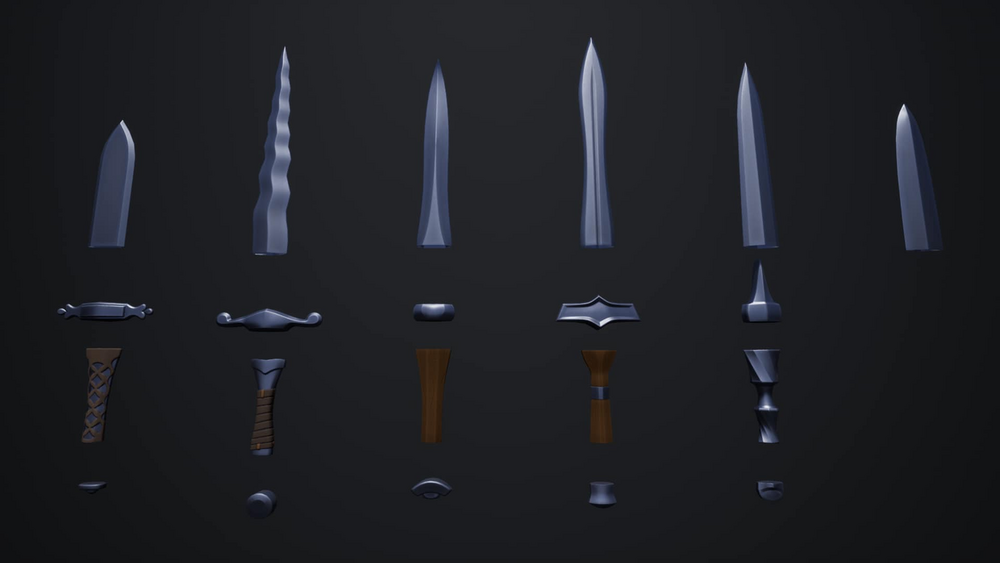 Stylized Modular Weapons 