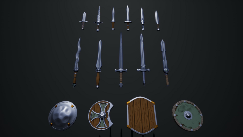 Stylized Modular Weapons 