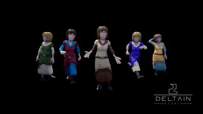 LowPoly Medieval Peasant 