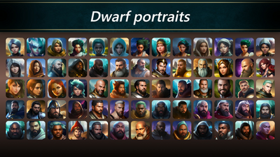 600+ Character Portraits With Modular Background 