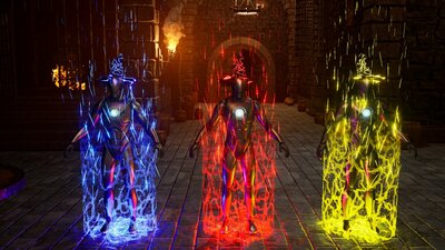 Elemental Character Auras VFX Pack 