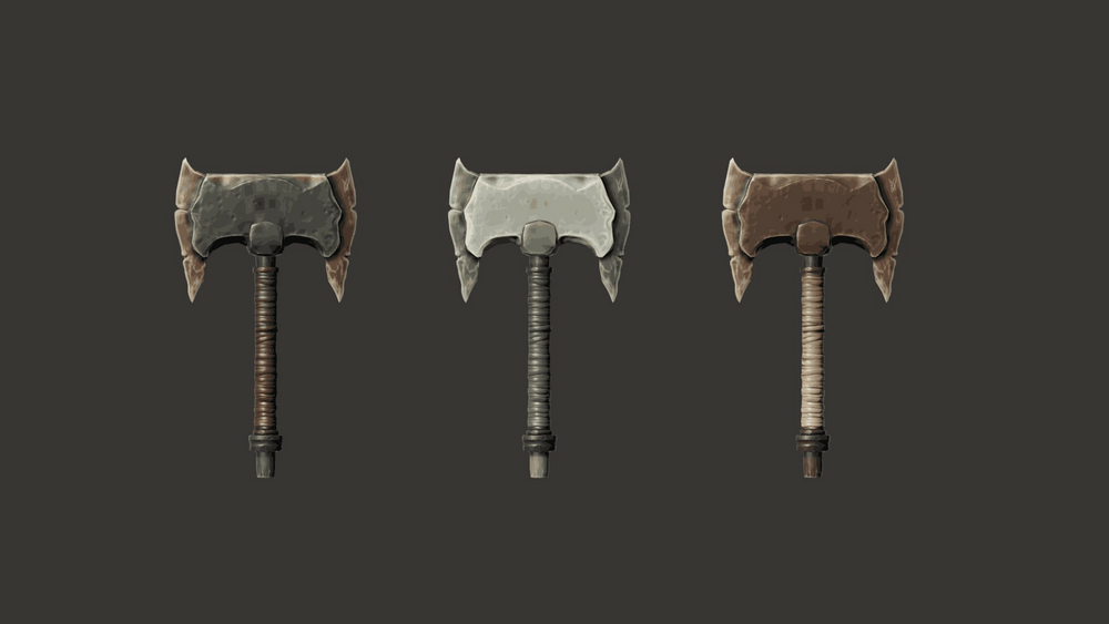 Stylized Axes - RPG Weapons 