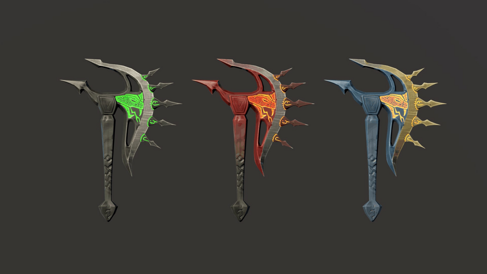 Stylized Axes - RPG Weapons 