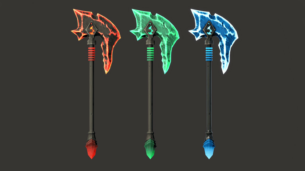 Stylized Axes - RPG Weapons 