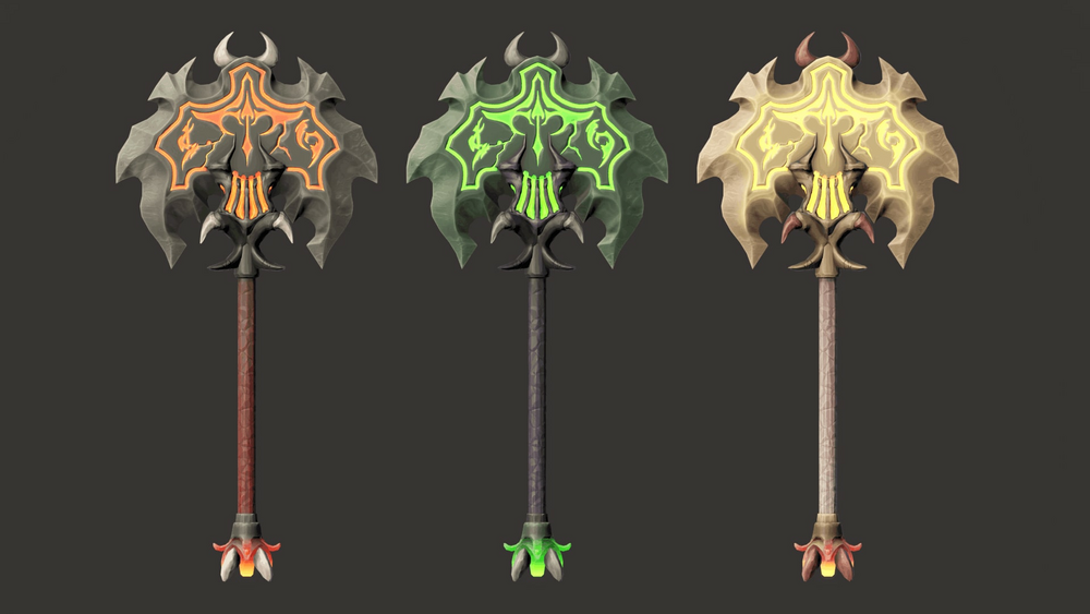 Stylized Axes - RPG Weapons 