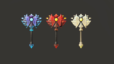 Stylized Axes - RPG Weapons 