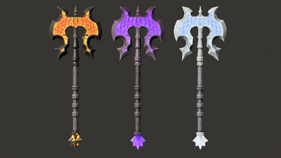 Stylized Axes - RPG Weapons 