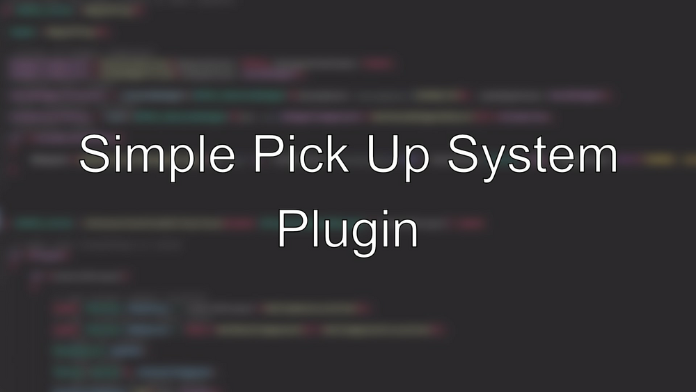 Simple Pick Up System 