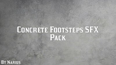 Concrete Footsteps SFX Pack