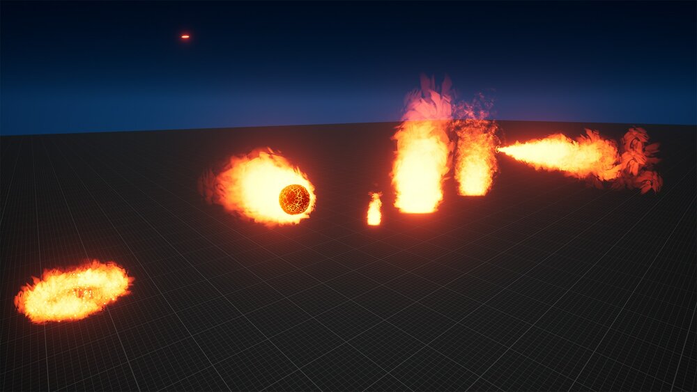 Stylized Flame Skill Pack 