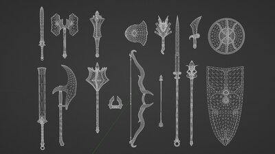 Fantasy weapons pack 2 