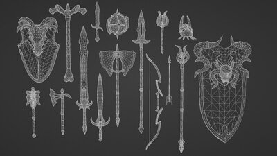 Fantasy weapons pack 2 