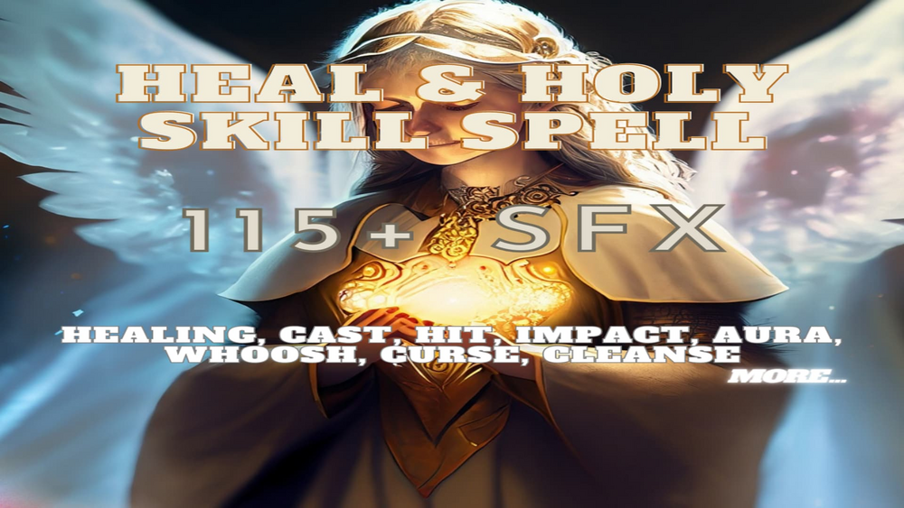 Heal & Holy Skill Spell Sound Pack 