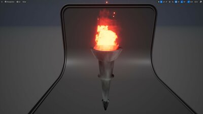 VFX56 Fireplace rays hit effect liquid flow 