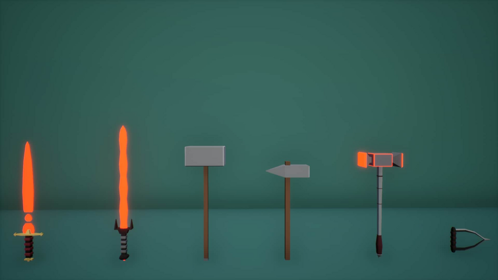 Lowpoly Fantasy Weapons Vol 2 