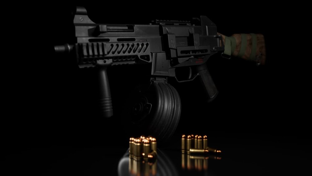 FPS Weapon SMG (Modular, Customizable) 