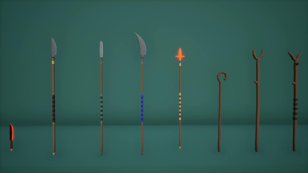 Lowpoly Fantasy Weapons Vol 2 