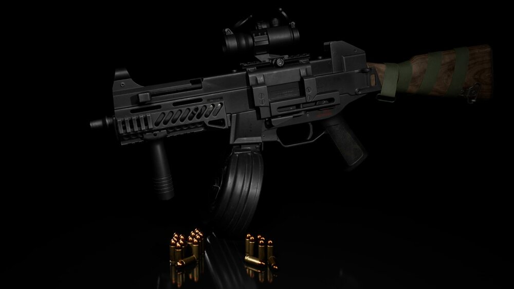 FPS Weapon SMG (Modular, Customizable) 