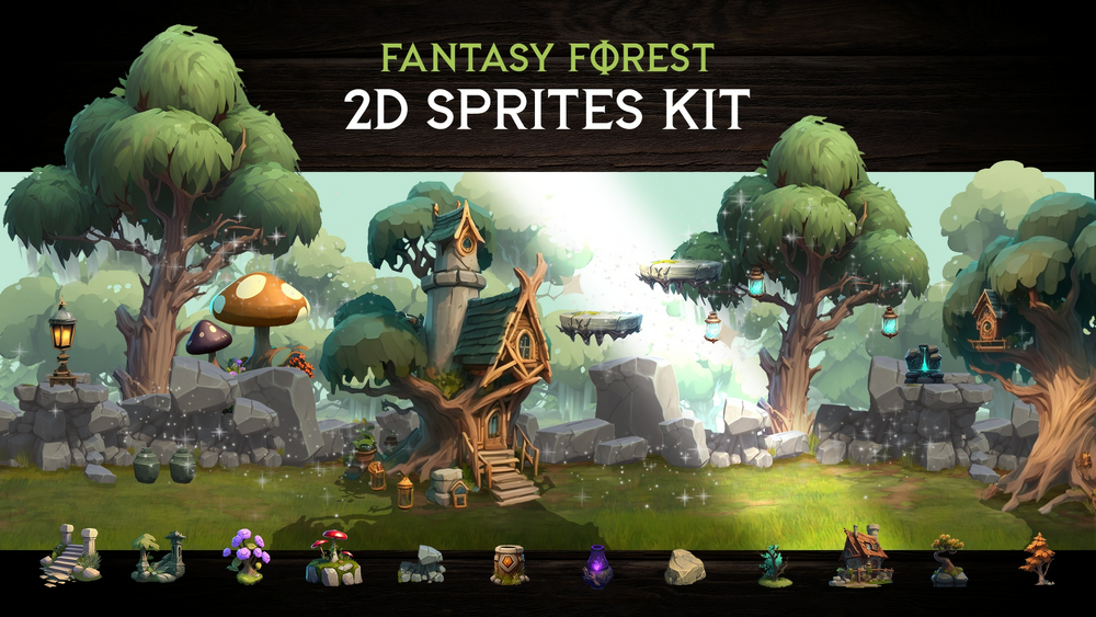 Fantasy Forest 2D Sprites Kit 