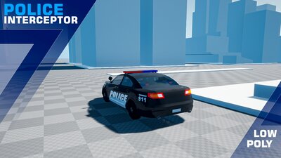 Drivable Police Car INTERCEPTOR 