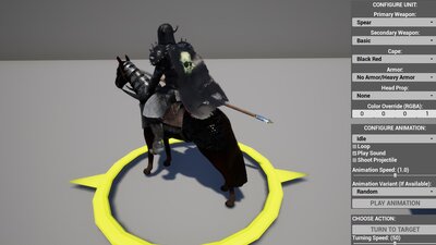 Dark Knight Character With Top Down Character System 