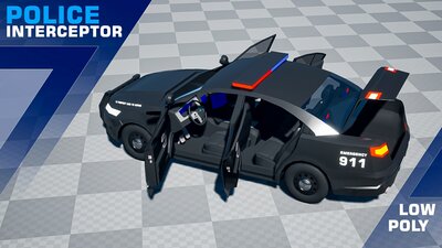 Drivable Police Car INTERCEPTOR 