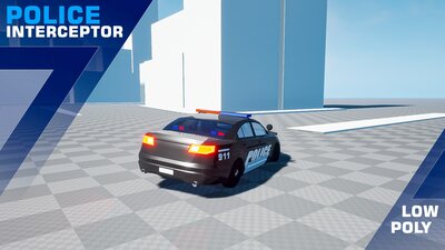 Drivable Police Car INTERCEPTOR 