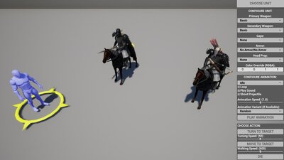 Dark Knight Character With Top Down Character System 