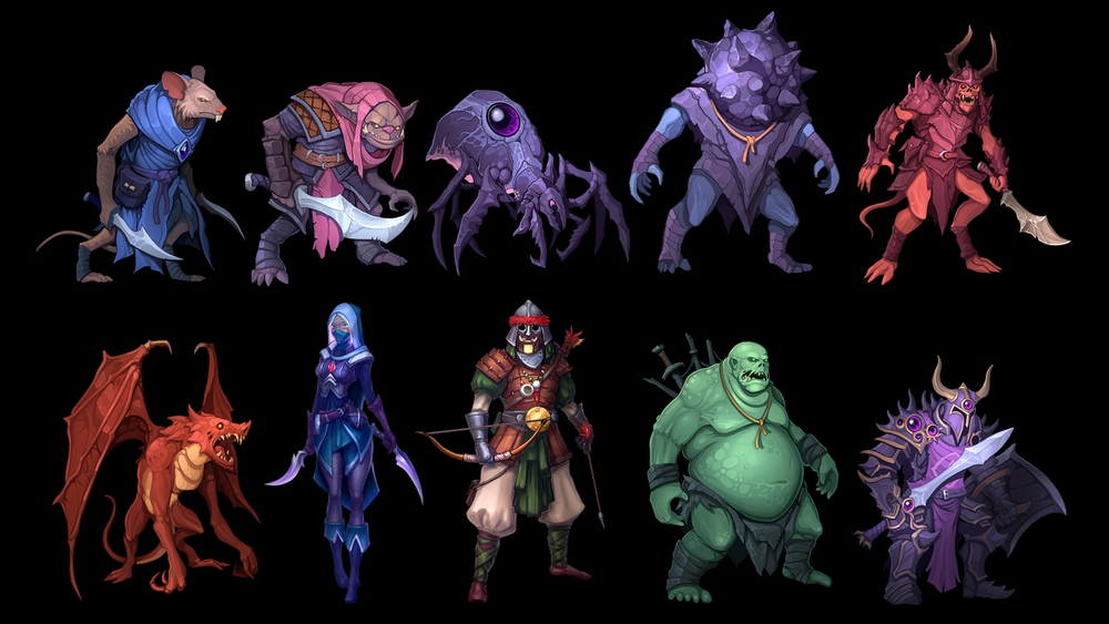 Fantasy Army Characters pack2 