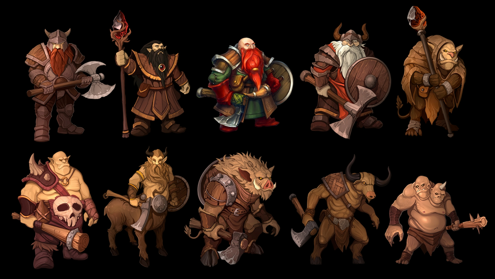 Fantasy Army Characters pack2 