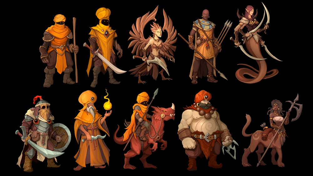 Fantasy Army Characters pack2 