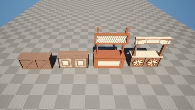 Stylized Tavern Props [Papercraft/LowPoly] 