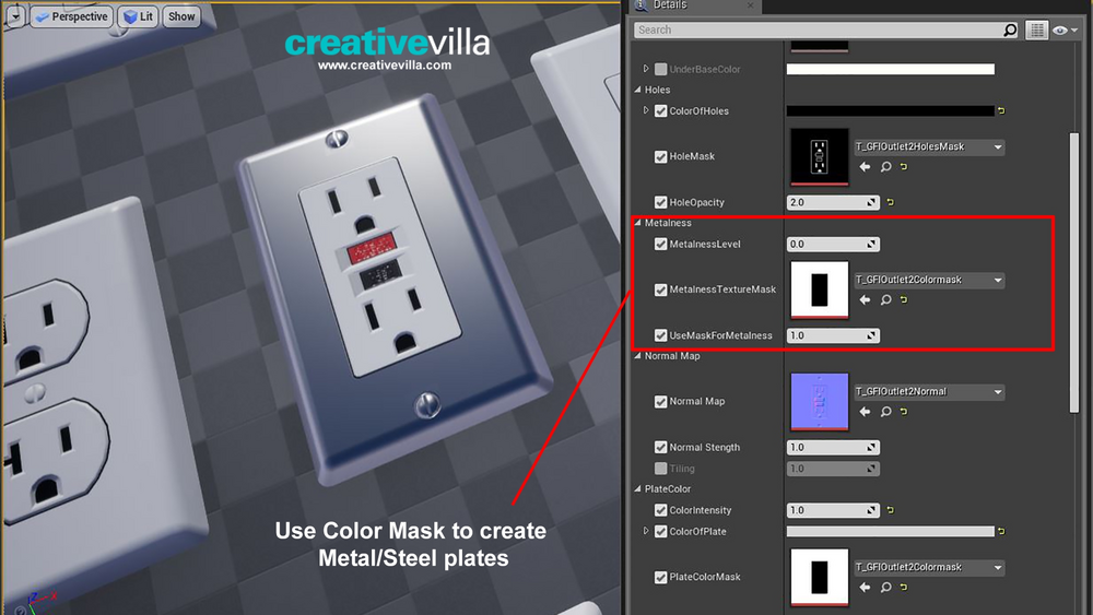 Light Switches and Outlets for Arch Vis 