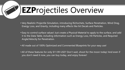 EZProjectiles - Realistic Bullet Simulation 