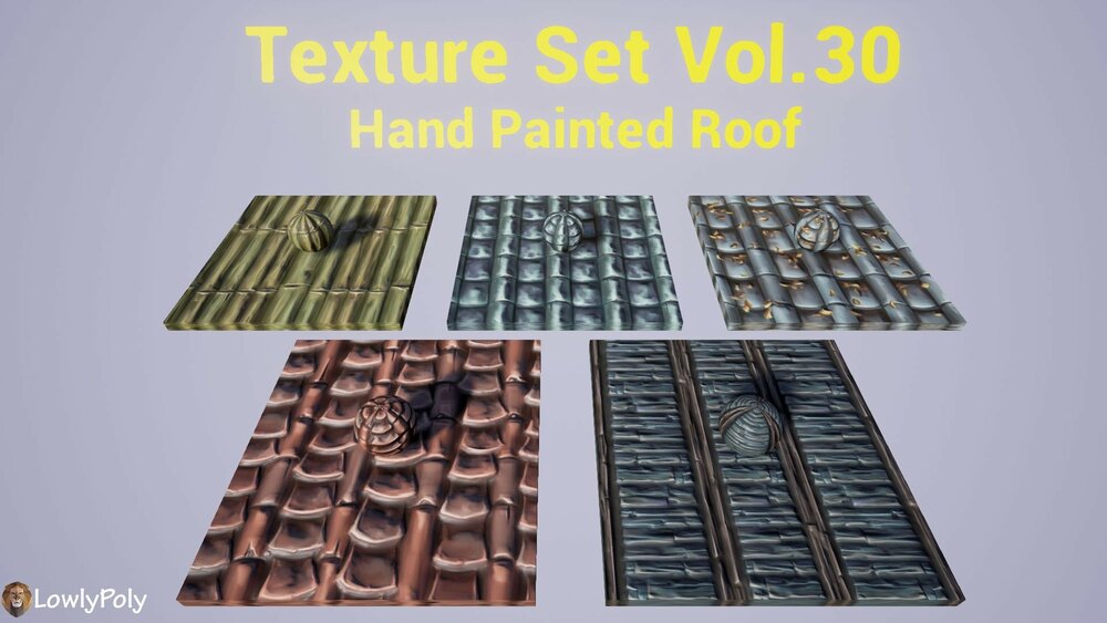 Stylized Texture Pack - VOL.03 Hand Painted Textures 