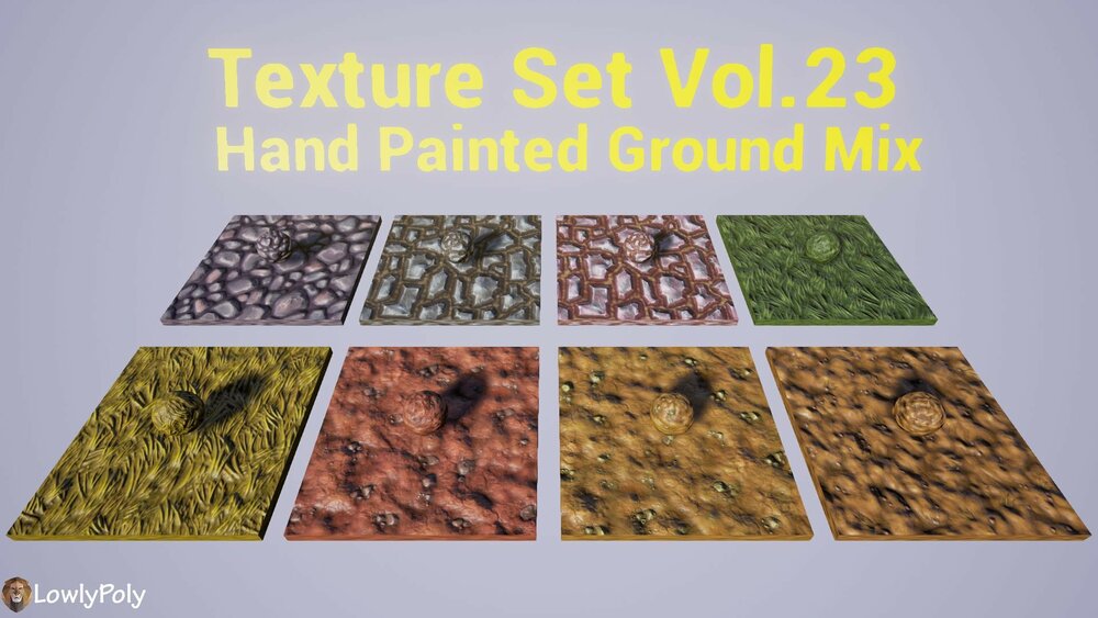 Stylized Texture Pack - VOL.03 Hand Painted Textures 