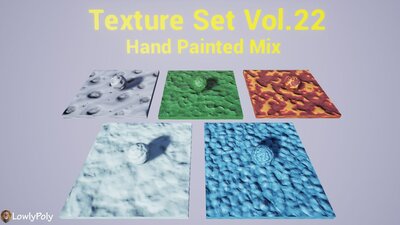 Stylized Texture Pack - VOL.03 Hand Painted Textures 