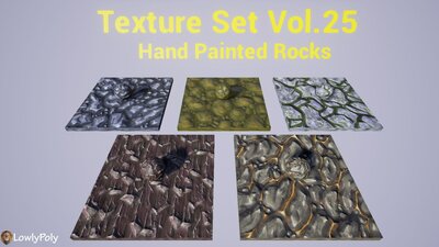 Stylized Texture Pack - VOL.03 Hand Painted Textures 