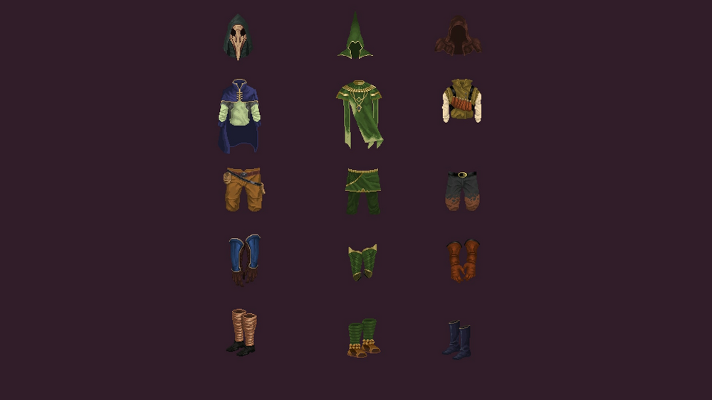 Armor and Amulets Icons 