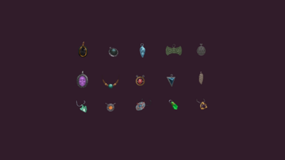 Armor and Amulets Icons 