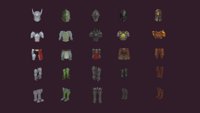 Armor and Amulets Icons 