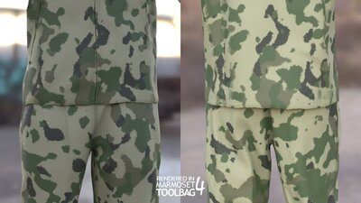 Man - Military Uniform 3 - Modular - Rigged 