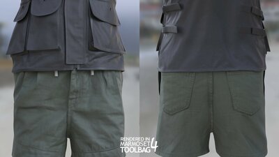 Man - Summer Outfit 13 - Modular - Rigged 