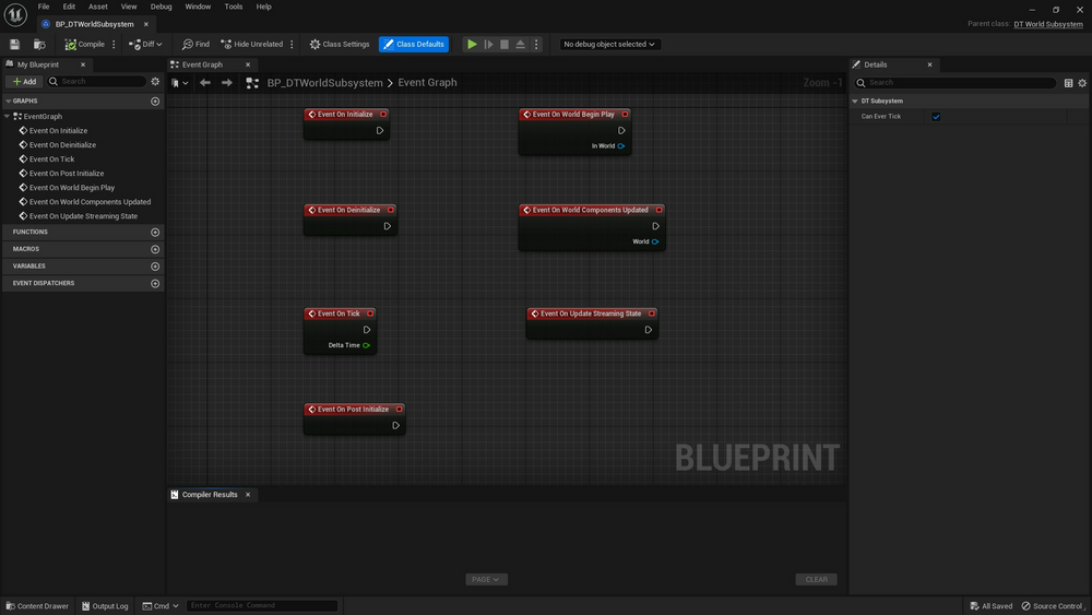 Blueprint Subsystem 