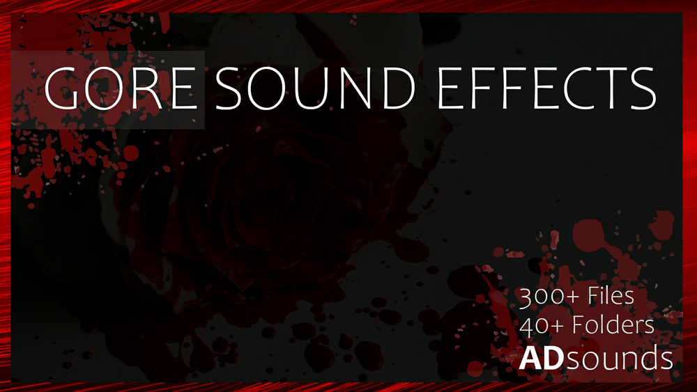 Gore Sound Effects - Audio Pack 