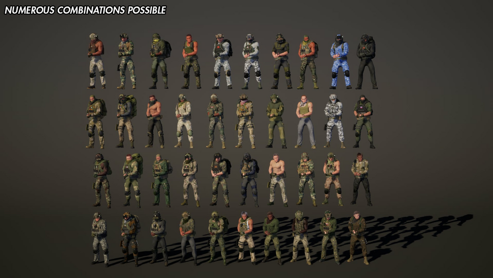 Modular Soldiers Constructor Pack 