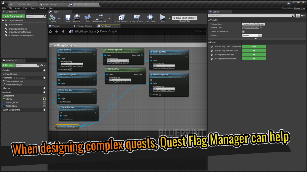 Horizon Quest: General Purpose Quest Graph System 