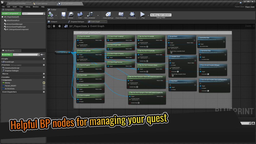 Horizon Quest: General Purpose Quest Graph System 