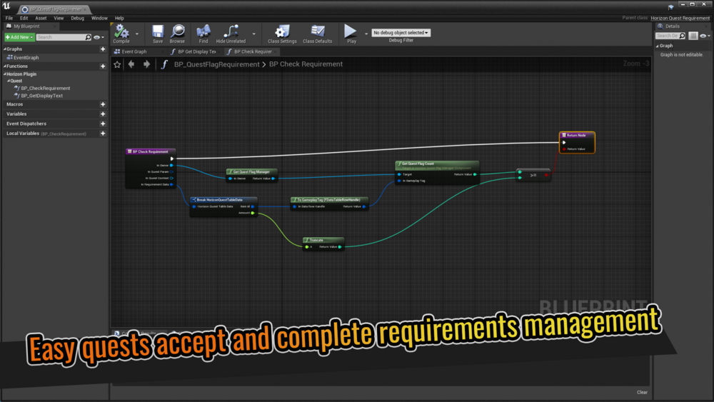 Horizon Quest: General Purpose Quest Graph System 