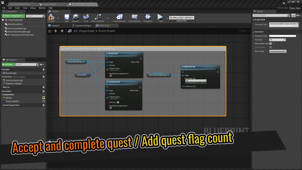 Horizon Quest: General Purpose Quest Graph System 